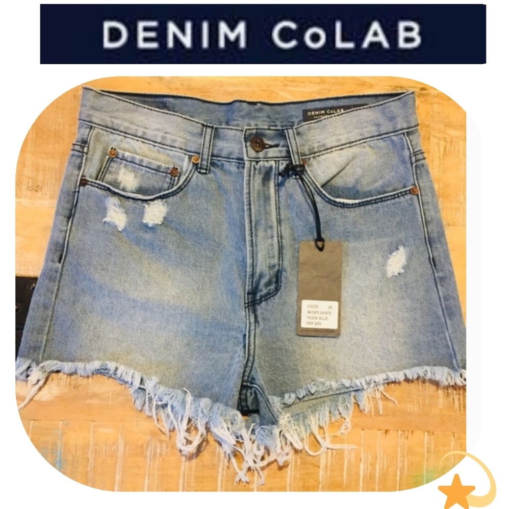 Denim Co Lab Denim Shorts, NWT, Sz 29